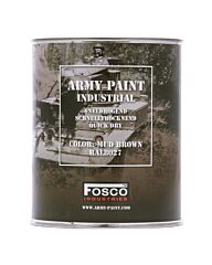 Fosco Blik legerverf 1 liter Bruin