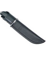 Buck Meshoes Sheath voor Buck 119 Zwart leer 
