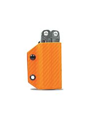 Clip & Carry Kydex Sheath CF-Orange Leatherman Wingman/Sidekick/Rebar