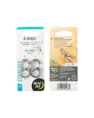 Nite Ize G-Series Karabijnhaak 2-Pack zilver #1
