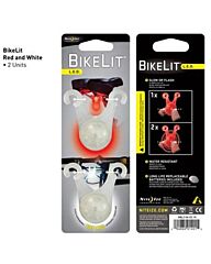 Nite Ize BikeLit Fietslamp 2-Pack Wit & Rood