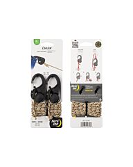 Nite Ize CamJam Spanhaak 2-pack Zwart met tan koord