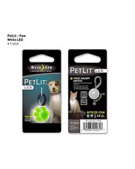 Nite Ize Petlit Paw Halsbandlamp Groen