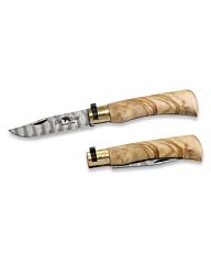 Old Bear Zakmes Collection Olijfhout Damascus M