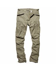 Vintage Industries M65-heavy satin pantalon olive