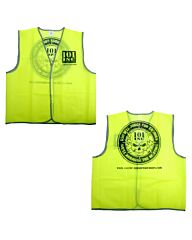 101inc Safety Vest Reflecterend print geel