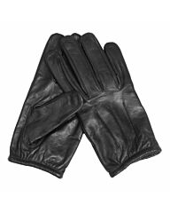 Mil-Tec Police Gloves Leather snijwerende handschoenen zwart