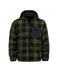 Fostex Reversible Houthakkers Sherpa Softshell Jas Zwart/Olive