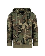 Fostex Hoodie met rits Gen.2 Woodland