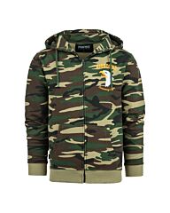 Fostex Hoodie met rits 101st Airborne Eagle camo