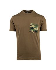 Fostex T-shirt camo pocket coyote