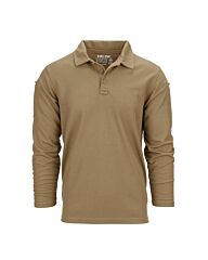 101inc Tactical polo Quick dry lange mouw Coyote