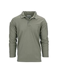101inc Tactical polo Quick dry lange mouw groen