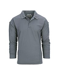 101inc Tactical polo Quick dry lange mouw Wolf Grey