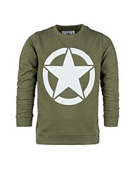 101inc Kinder Sweater U.S. Star legergroen