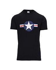 Fostex t-shirt USAF vintage zwart