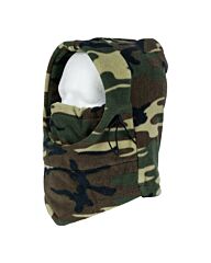 Bivakmuts fleece polar woodland camo