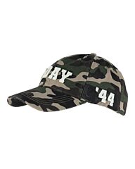 Baseball cap D-Day stonewashed '44 camouflage