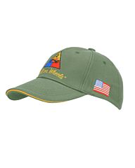 Fostex Baseball Cap 2nd Armored Division Groen