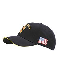 Baseball cap US Cavalry WWII 3D Zwart