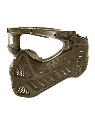 Fostex masker met LED verlichting khaki/bruin