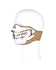 Biker Mask Neoprene Skull 3D khaki