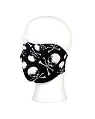 Biker Mask Neoprene half face skull&bones