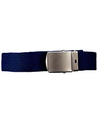 Tropenkoppel riem blauw met schuifgesp 