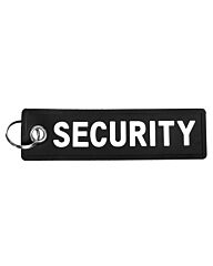 Sleutelhanger Security 3D PVC zwart