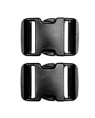 101inc Spare Buckle 50mm  2st. zwart