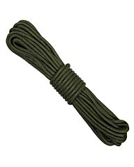 Bundel nylon touw 7mm/15mtr legergroen