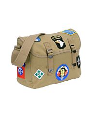 Fostex Pukkel tas US WWII emblemen khaki