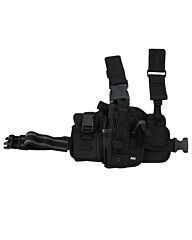 Molle beenholster linkshandig zwart