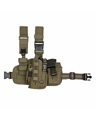 Molle beenholster linkshandig groen