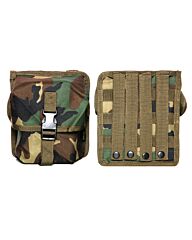 101inc Molle pouch Ration K woodland camo