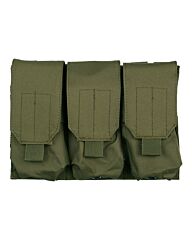 101inc Triple M4 mag pouch groen