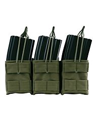 101inc Triple stacker M4 mag pouch groen