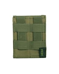 101inc Double Elastic pistol mag pouch groen