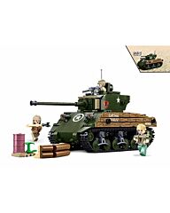 Sluban WWII M4A3 (76W) medium tank M38-B1110