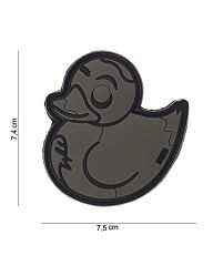 Embleem 3D PVC Zombie Duck grijs