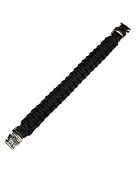 Paracord bracelet K2139 9inch zwart