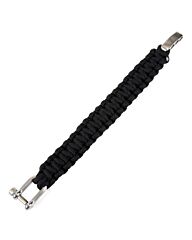 Paracord bracelet K2108A 9inch zwart