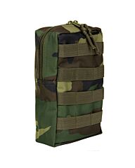 101inc Molle pouch Upright woodland camo