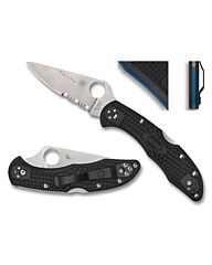 Spyderco Zakmes Delica 4 Thin Blue Line Black VG-10 CE