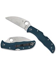 Spyderco Zakmes Endela Lightweight Wharncliffe Blue K390 PE