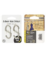 Nite Ize S-Biner Hook N Hold Karabijnhaak 2-Pack Zilver