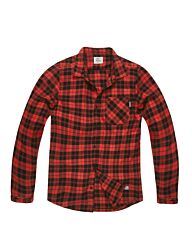 Vintage Industries Riley Flannel Shirt Red Check