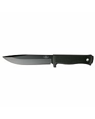 Fällkniven Outdoormes Army Survival Knife Black, Leather Sheath