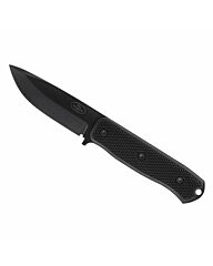 Fällkniven Outdoormes Survival Knife, Black Blade, Zytel sheath