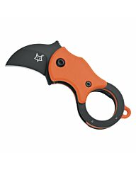 Fox Zakmes Mini-Ka Folding Orange w/ Black Blade